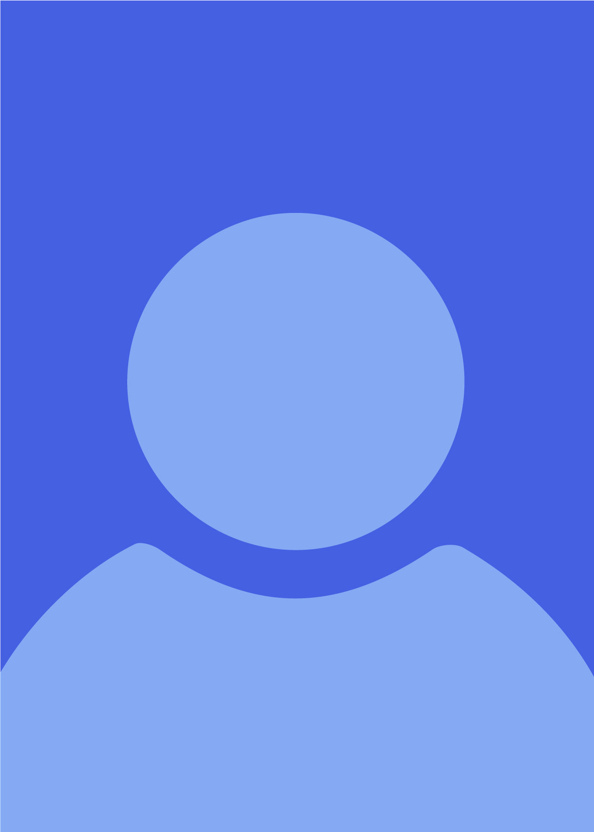 graphic blue person icon