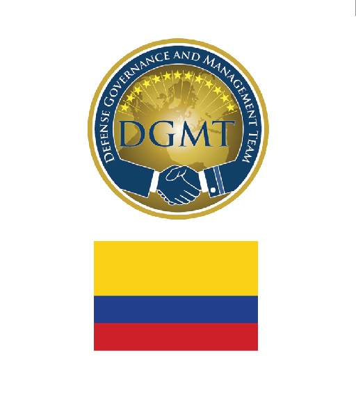 DGMT logo over the Colombian flag