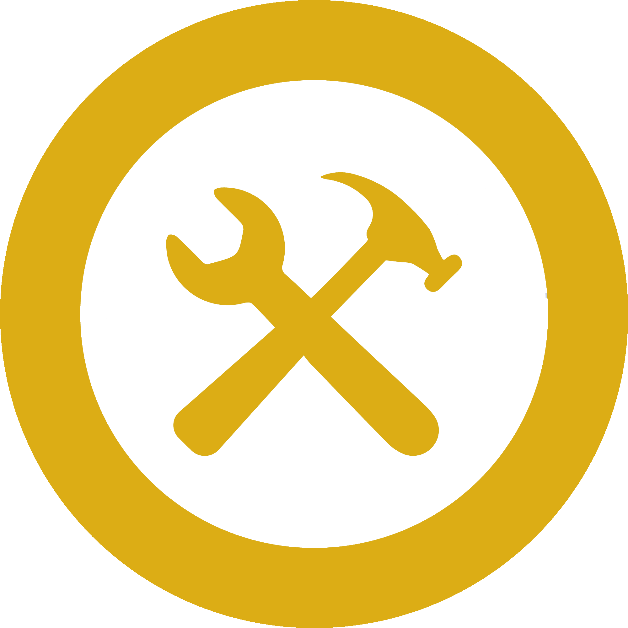 graphic of a wrench and a hammer
