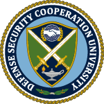 blue and green seal of the Defense Security Cooperation University